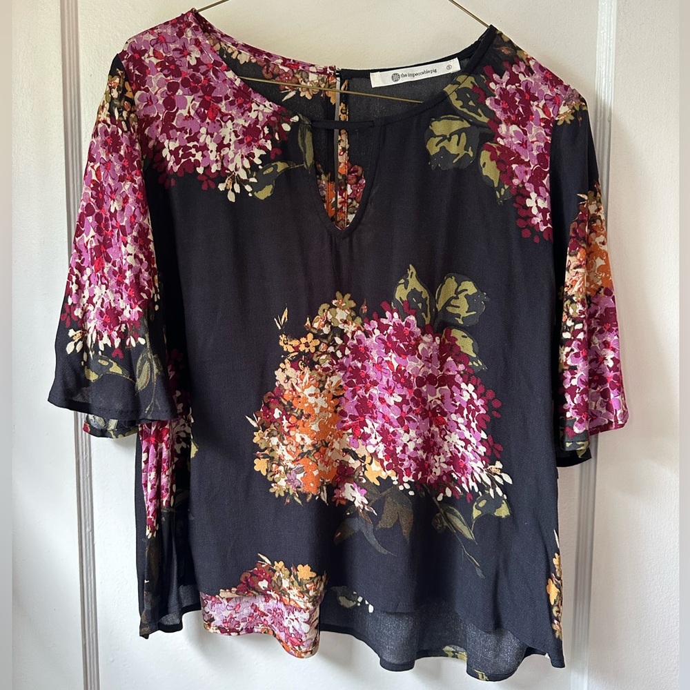 NWT - Impeccable Pig Floral Shirt